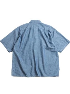 COTTON LINEN CHAMBRAY BD SHIRT INDIGO | SEUVAS New