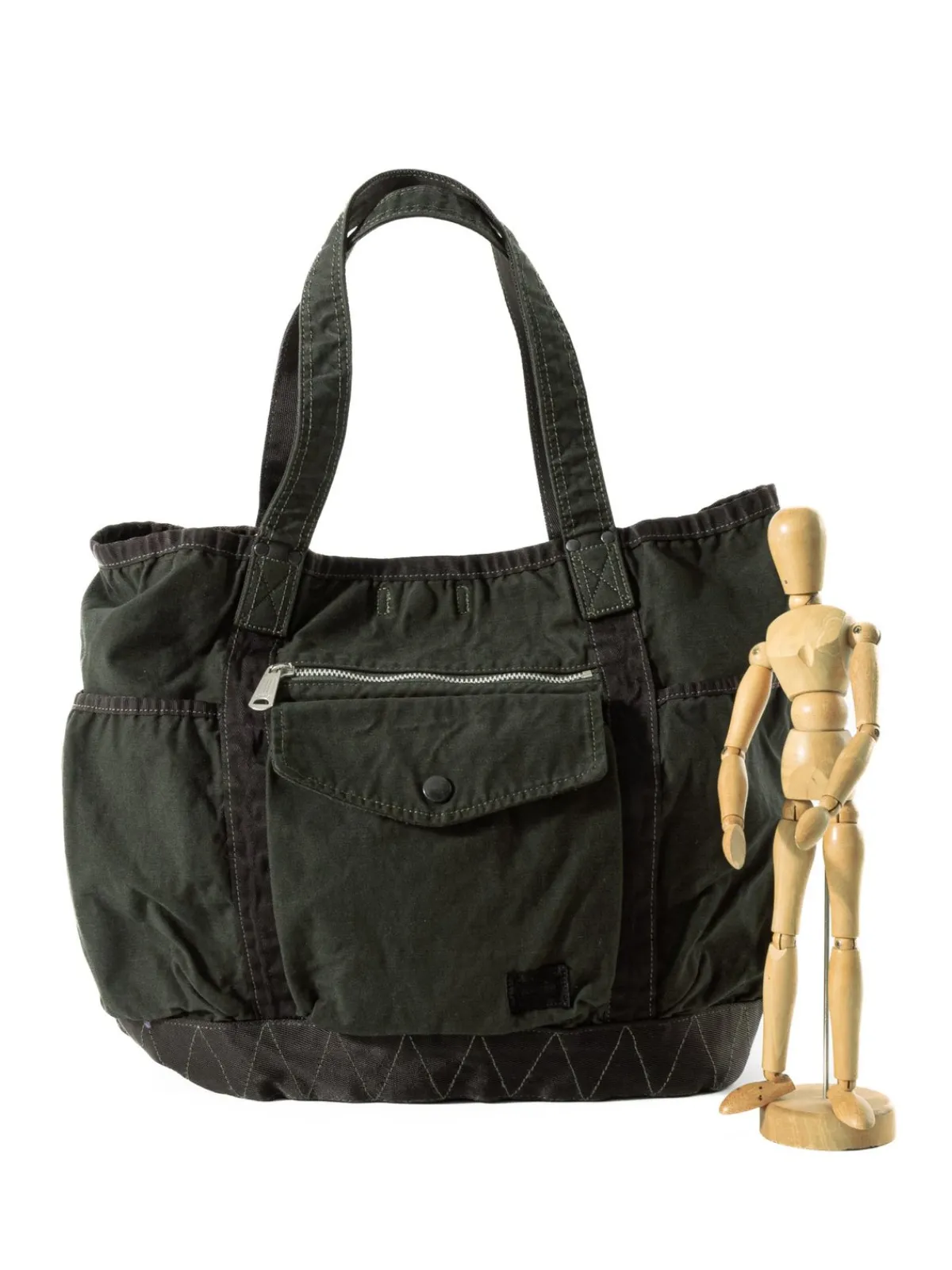 CRAG TOTE BAG KHAKI | Porter – Yoshida & Co Ltd Outlet