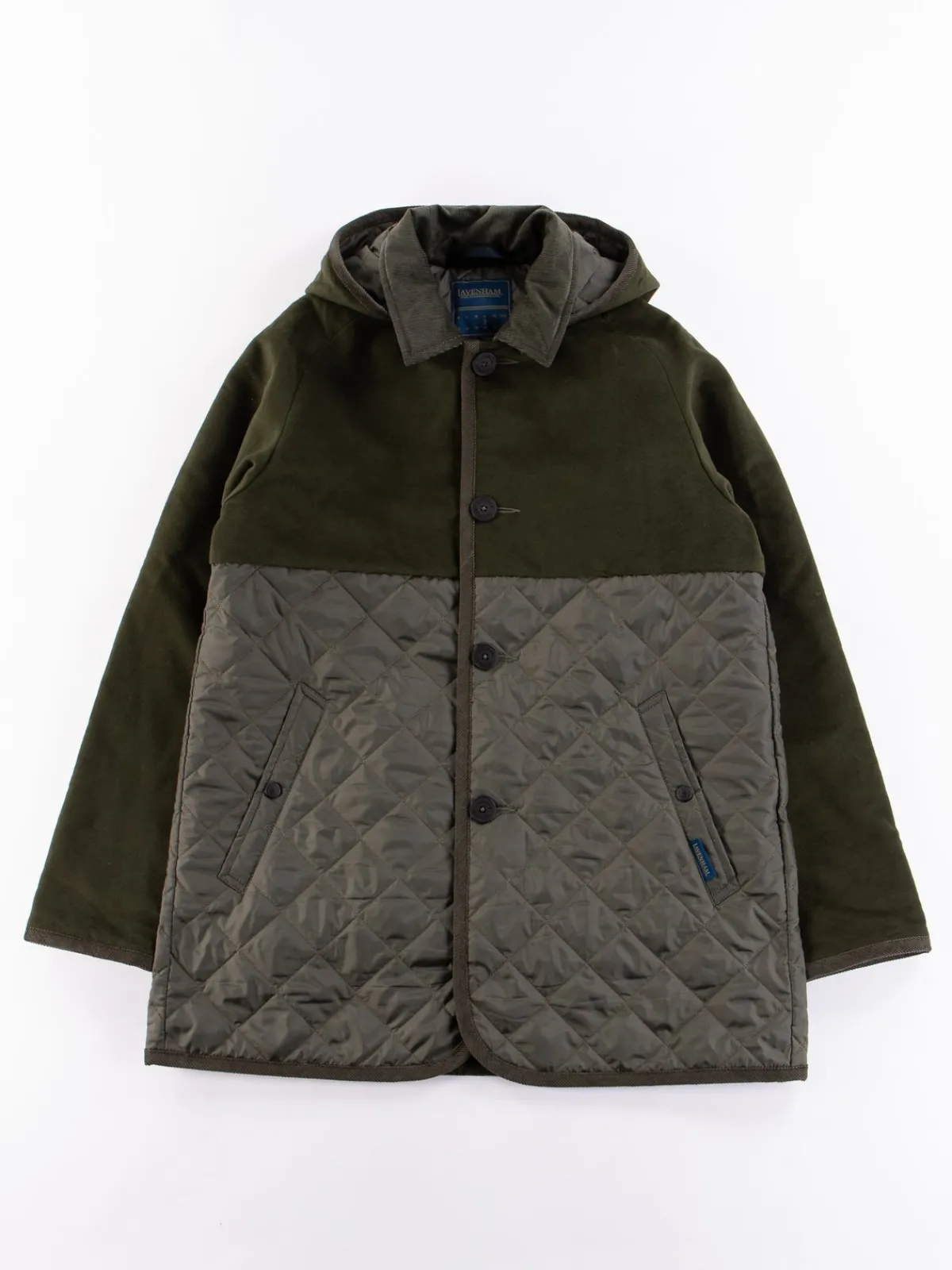 Dark Olive Spilt Denston Jacket | Lavenham Flash Sale