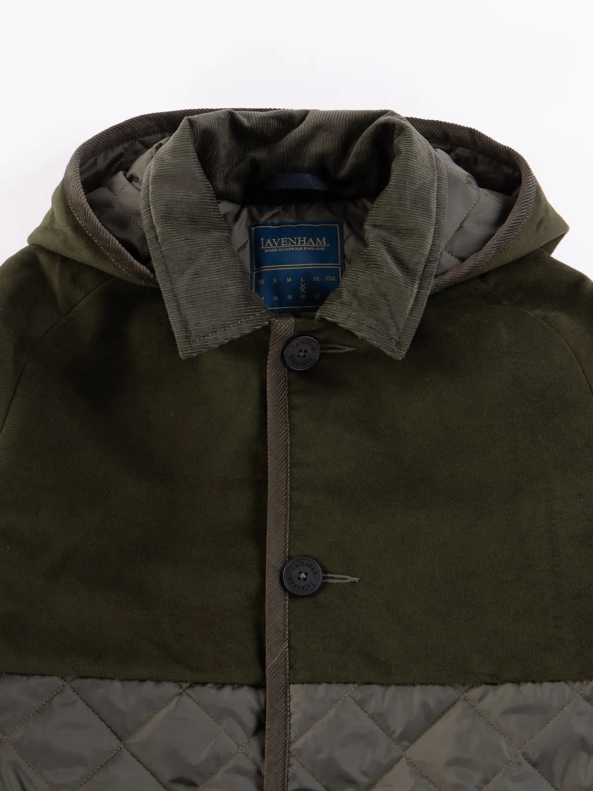 Dark Olive Spilt Denston Jacket | Lavenham Flash Sale