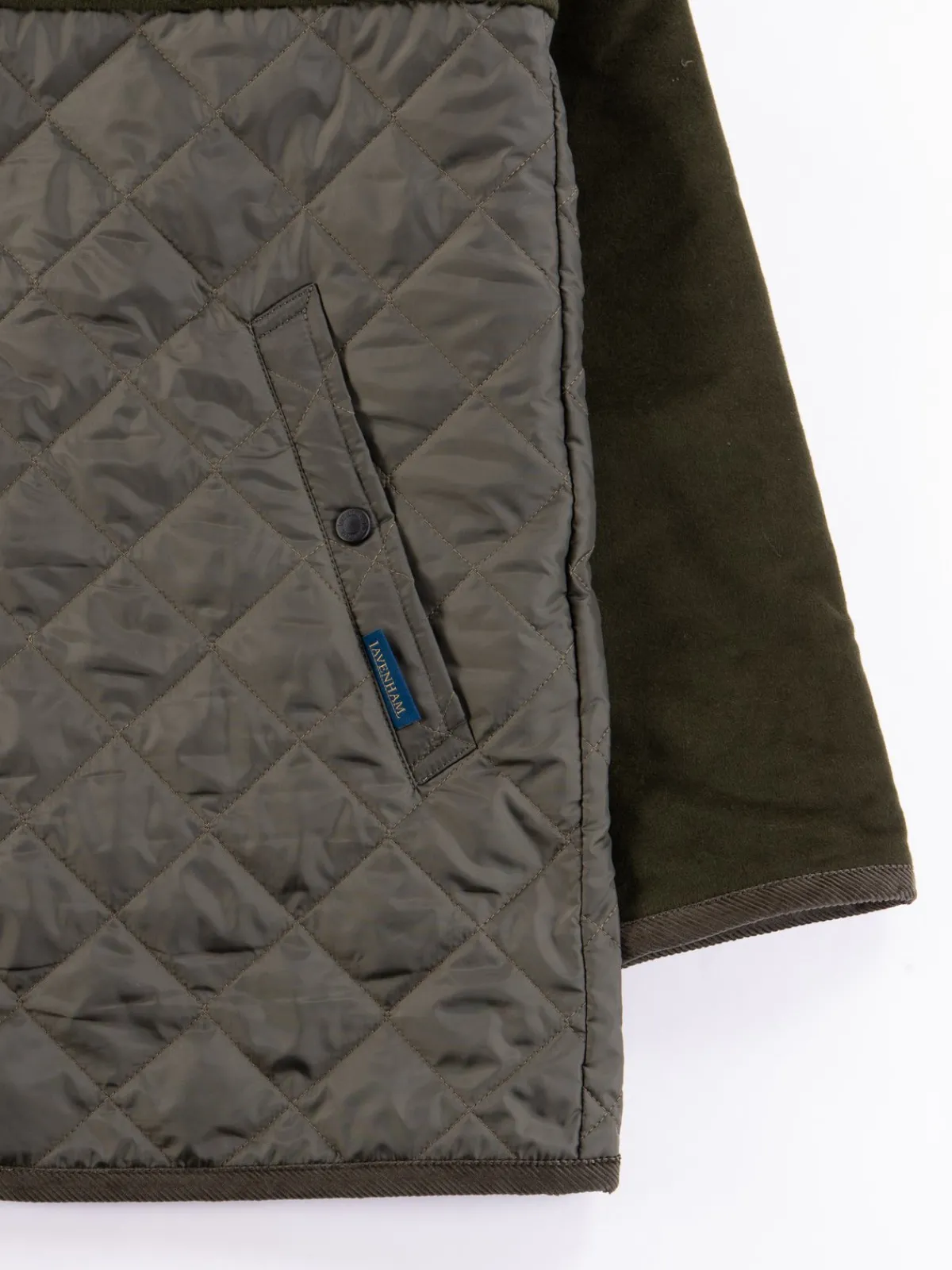 Dark Olive Spilt Denston Jacket | Lavenham Flash Sale