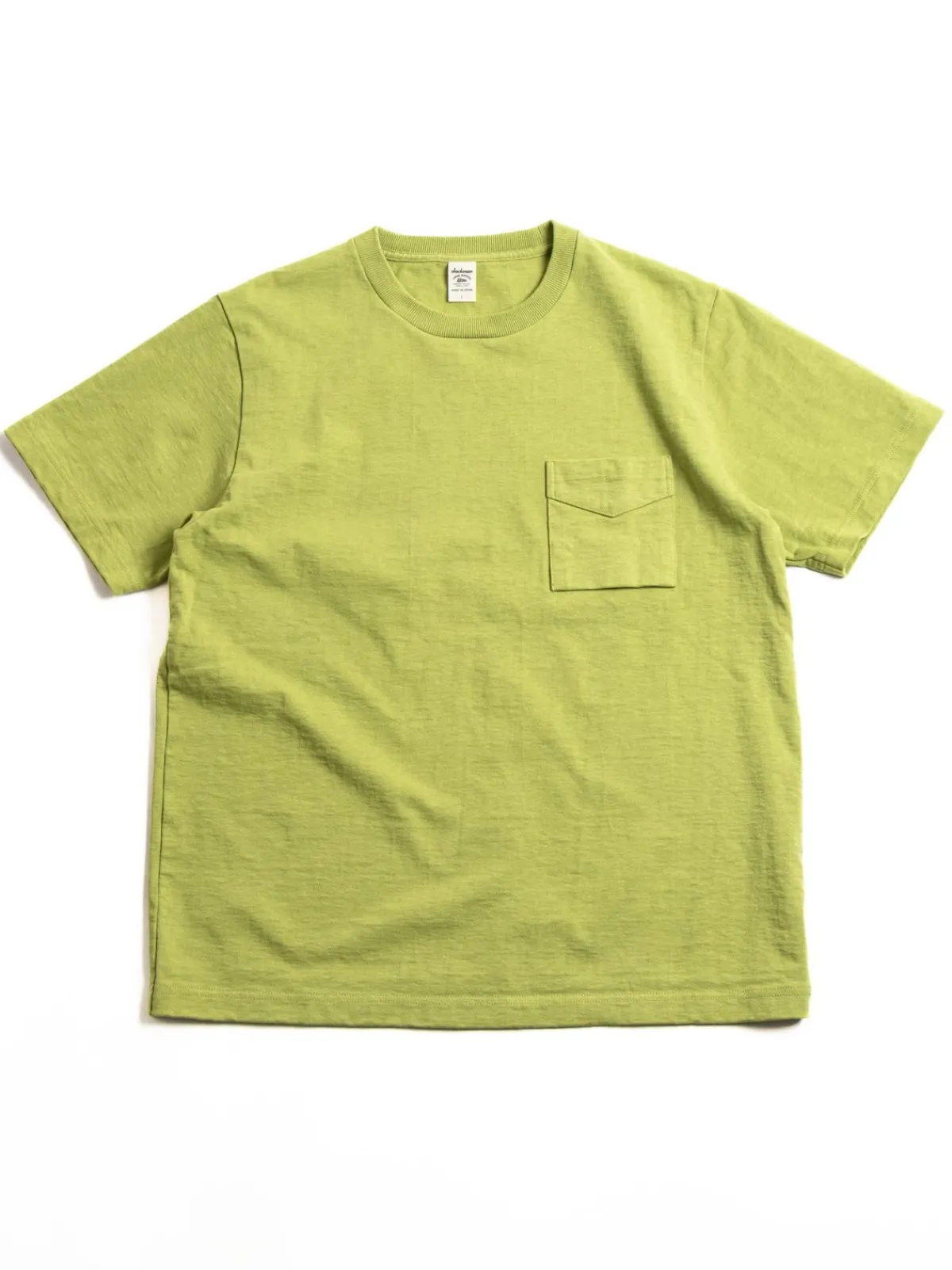 DOTSUME POCKET T–SHIRT LIME | Jackman Best