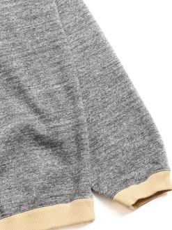 DOTSUME RIB L/S T–SHIRT CHARCOAL X BUTTER | Jackman Cheap