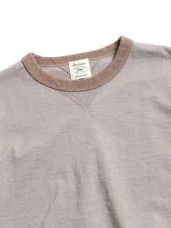 DOTSUME RIB T&ndash;SHIRT SOLID X GRAY BEIGE | Jackman Best Sale