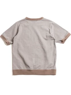 DOTSUME RIB T–SHIRT SOLID X GRAY BEIGE | Jackman Best Sale