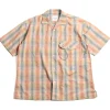 DRY OPEN S/S SHIRT ORANGE | and wander Shop
