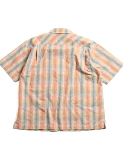 DRY OPEN S/S SHIRT ORANGE | and wander Shop