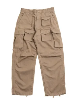 FA PANT KHAKI/BLUE PC IRIDESCENT HEAVY TWILL | Engineered Garments New