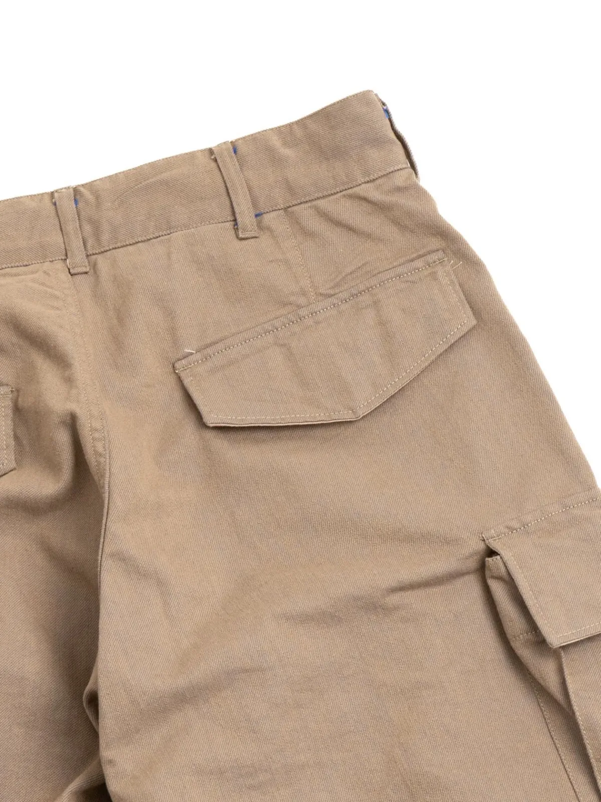 FA PANT KHAKI/BLUE PC IRIDESCENT HEAVY TWILL | Engineered Garments New
