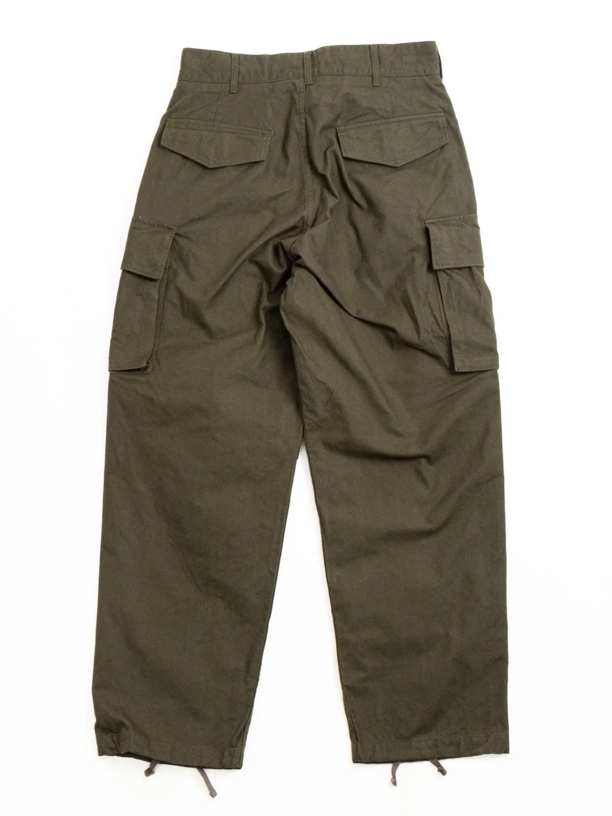 FA PANT OLIVE COTTON BRUSHED HB | Engineered Garments Discount