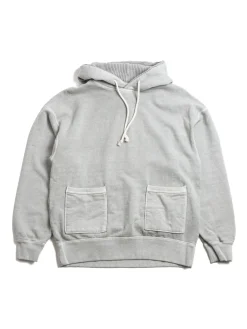 FADED SWEAT PARKA FADE SILVER | Jackman Cheap