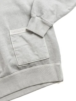 FADED SWEAT PARKA FADE SILVER | Jackman Cheap
