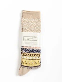 FAIR&ndash;ISLE JQ CREW BEIGE | Anonymous Ism Hot