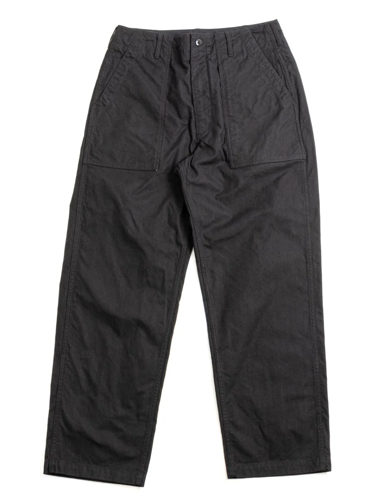 FATIGUE PANT BLACK COTTON BRUSHED HB | Engineered Garments Cheap