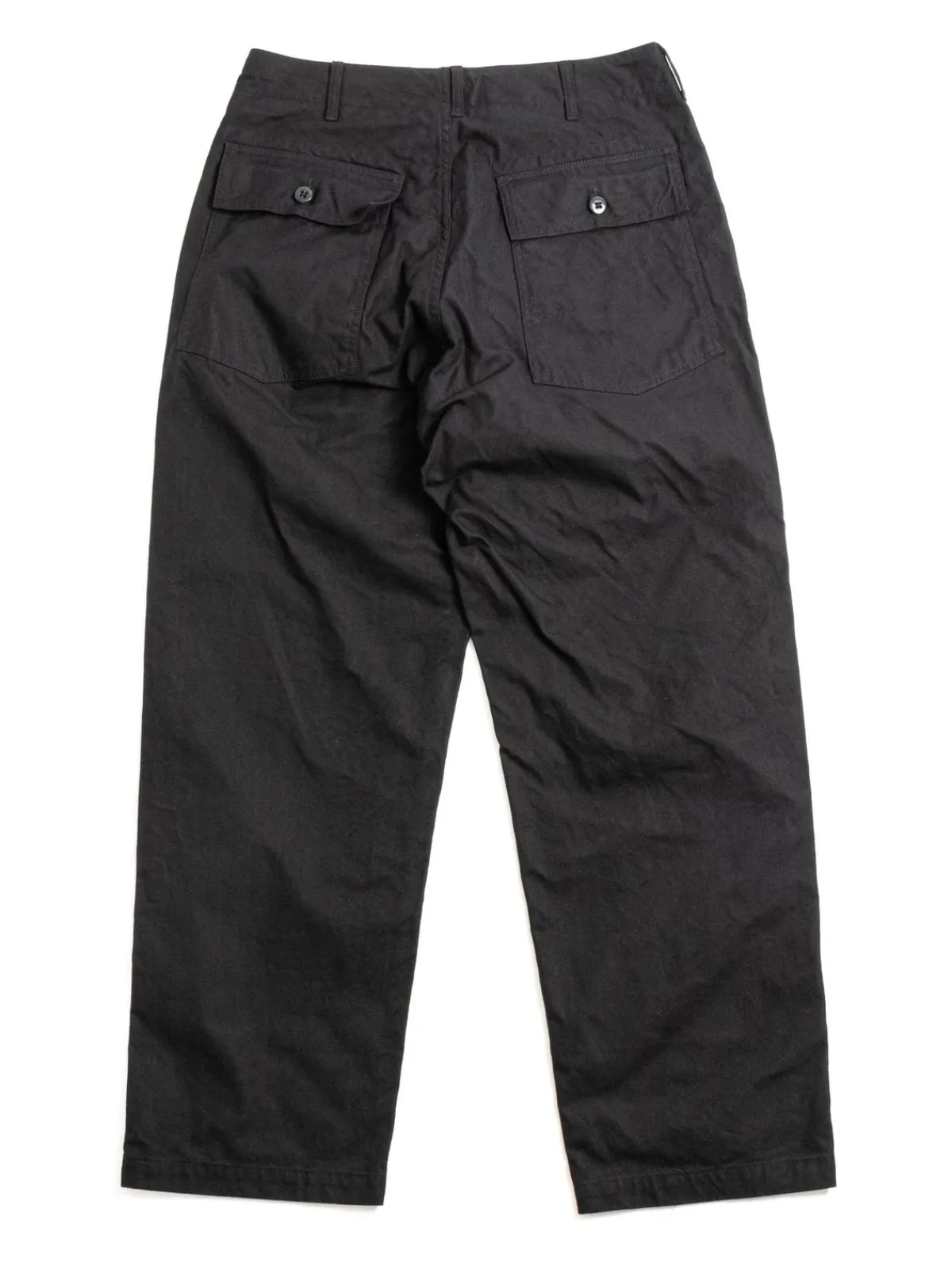 FATIGUE PANT BLACK COTTON BRUSHED HB | Engineered Garments Cheap
