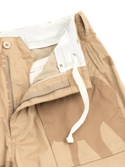 FATIGUE PANT KHAKI ANIMAL PRINT COTTON FLAT TWILL | Engineered Garments Online