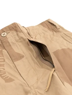 FATIGUE PANT KHAKI ANIMAL PRINT COTTON FLAT TWILL | Engineered Garments Online