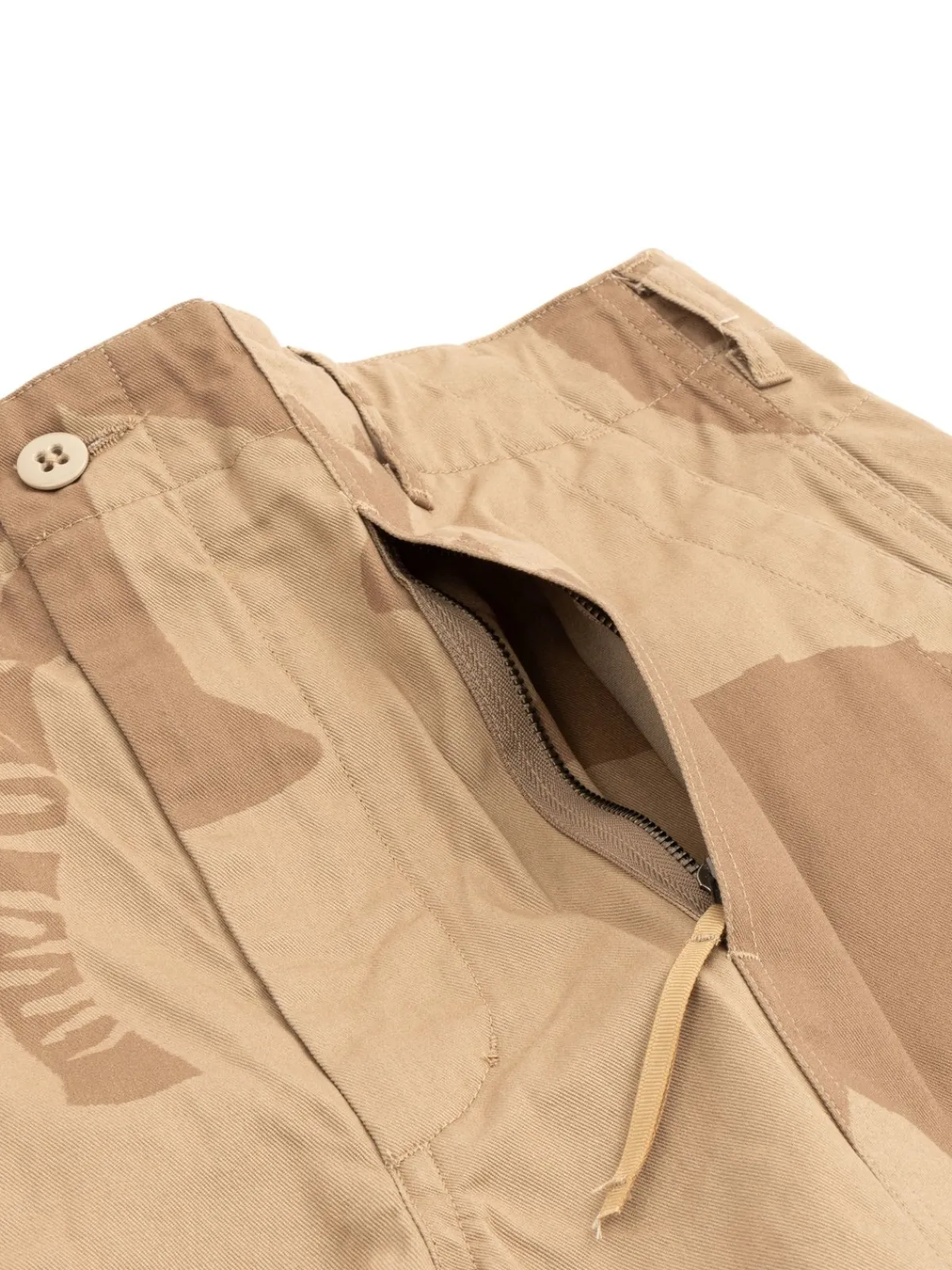 FATIGUE PANT KHAKI ANIMAL PRINT COTTON FLAT TWILL | Engineered Garments Online