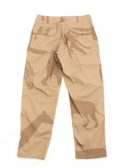 FATIGUE PANT KHAKI ANIMAL PRINT COTTON FLAT TWILL | Engineered Garments Online