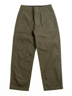 FATIGUE PANT OLIVE COTTON BRUSHED HB | Engineered Garments Clearance