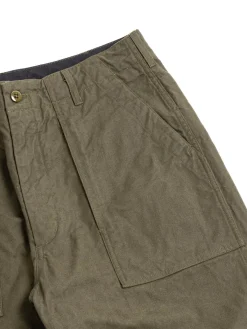 FATIGUE PANT OLIVE COTTON BRUSHED HB | Engineered Garments Clearance