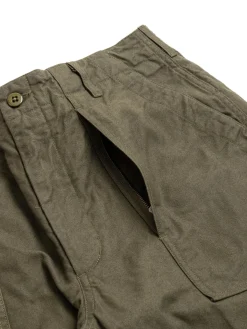 FATIGUE PANT OLIVE COTTON BRUSHED HB | Engineered Garments Clearance
