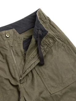 FATIGUE PANT OLIVE COTTON BRUSHED HB | Engineered Garments Clearance