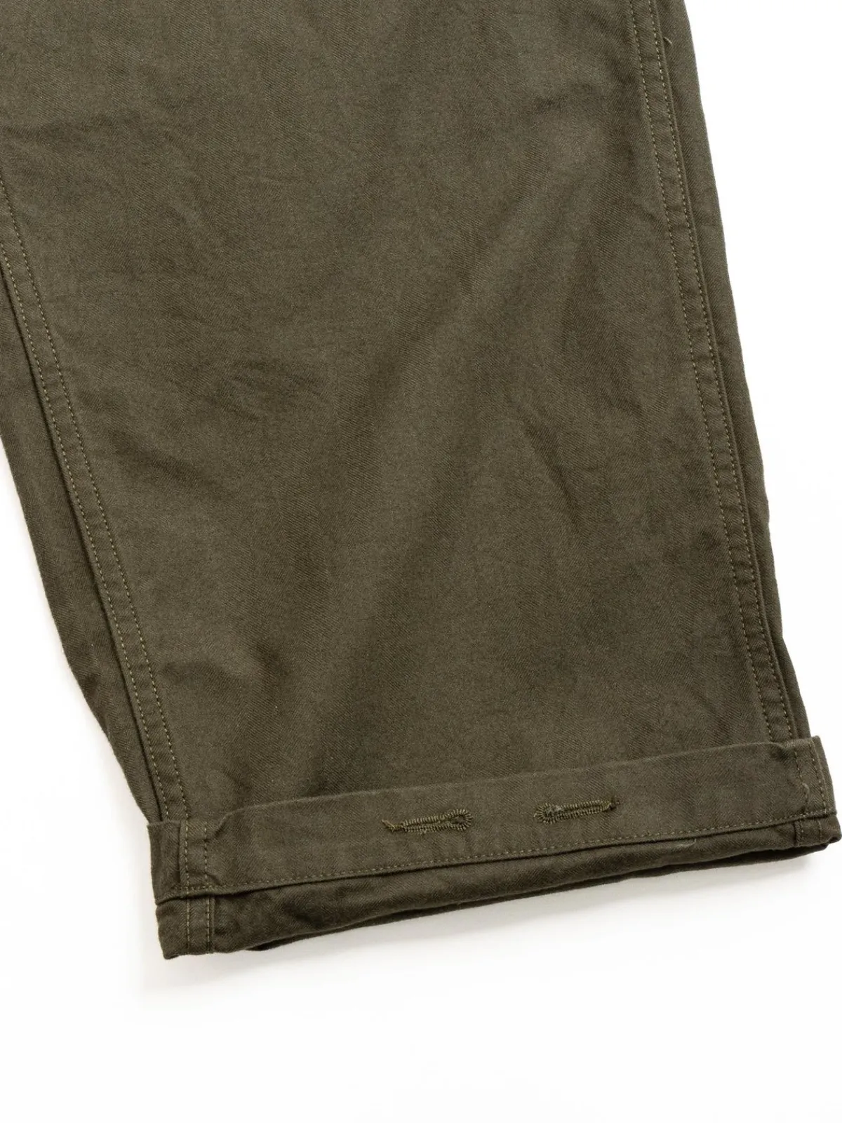 FATIGUE PANT OLIVE COTTON BRUSHED HB | Engineered Garments Clearance