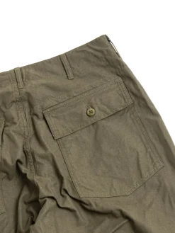 FATIGUE PANT OLIVE COTTON BRUSHED HB | Engineered Garments Clearance