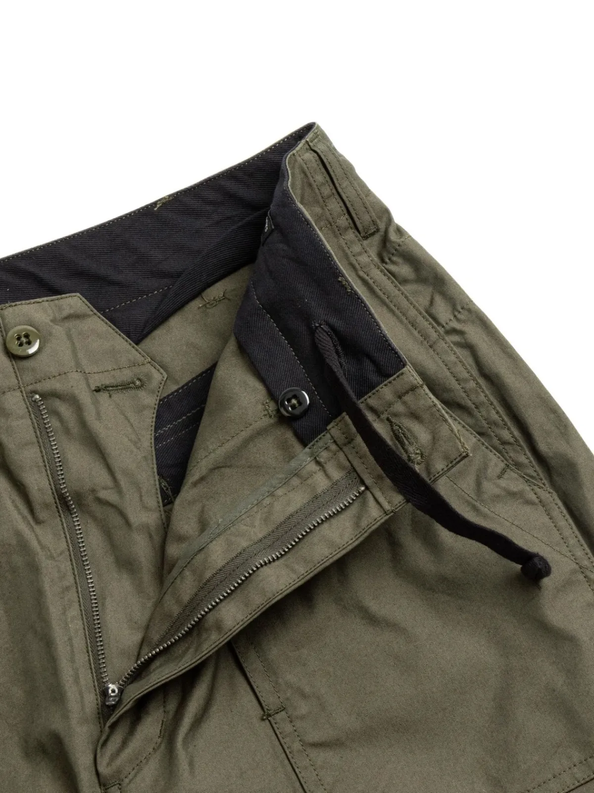 FATIGUE PANTS OLIVE CP WEATHER POPLIN | Engineered Garments Discount