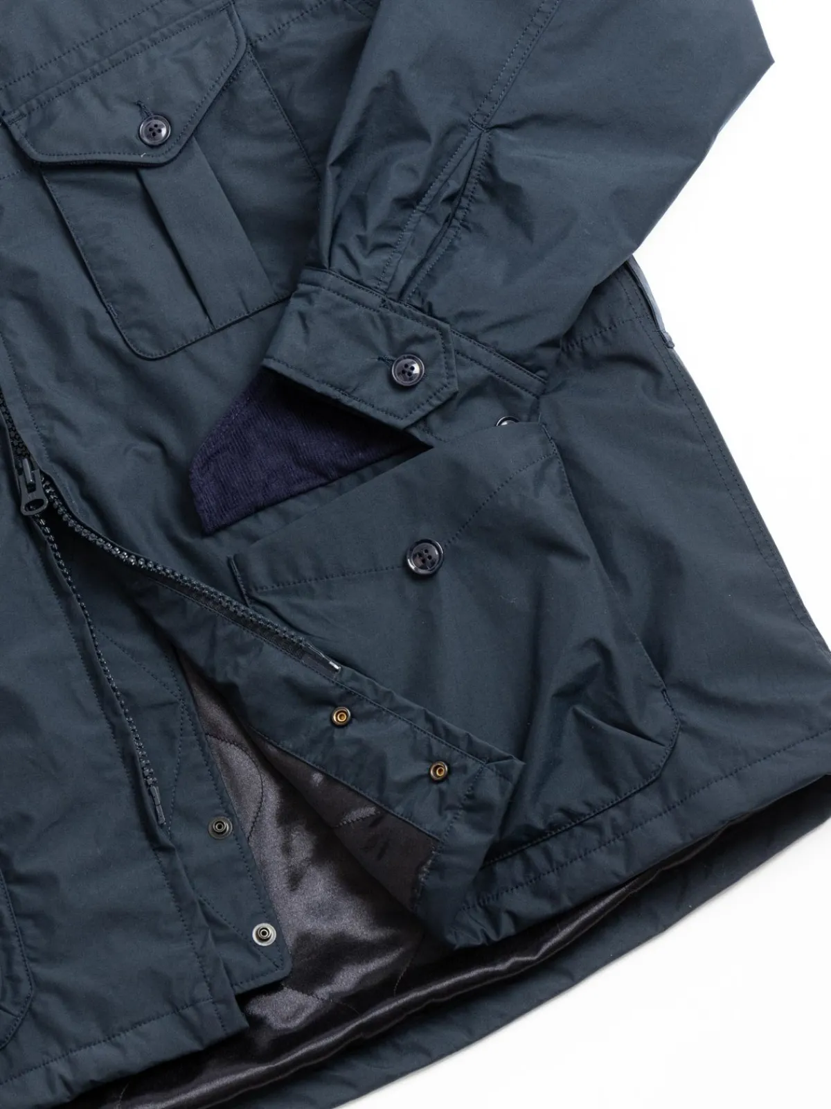FIELD PARKA DK.NAVY NYLON 3 LAYER CLOTH | Engineered Garments Fashion