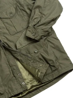 FIELD PARKA OLIVE CP WEATHER POPLIN | Engineered Garments Flash Sale