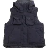 FIELD VEST DARK NAVY WOOL UNIFORM SERGE | Engineered Garments New