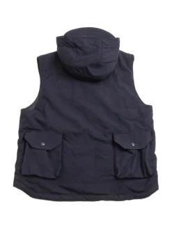 FIELD VEST DARK NAVY WOOL UNIFORM SERGE | Engineered Garments New