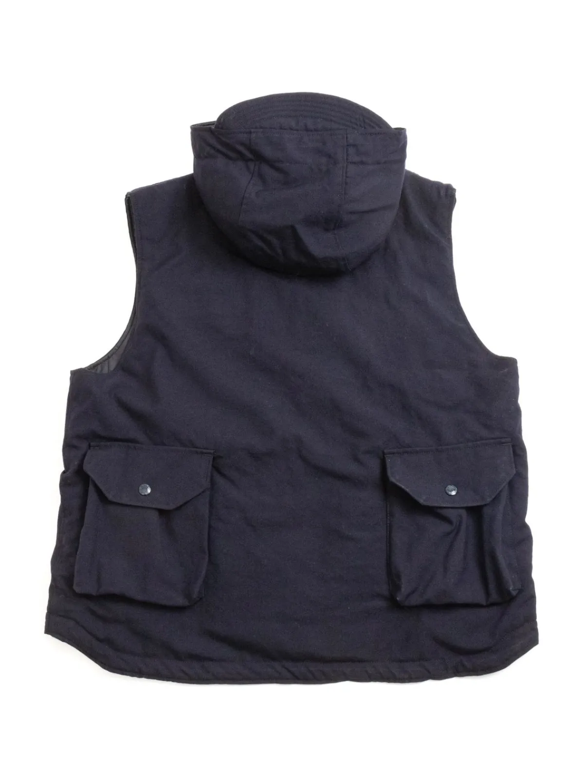 FIELD VEST DARK NAVY WOOL UNIFORM SERGE | Engineered Garments New