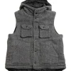 FIELD VEST GREY POLY WOOL HERRINGBONE | Engineered Garments Sale