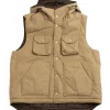 FIELD VEST KHAKI NYCO TWILL | Engineered Garments Shop