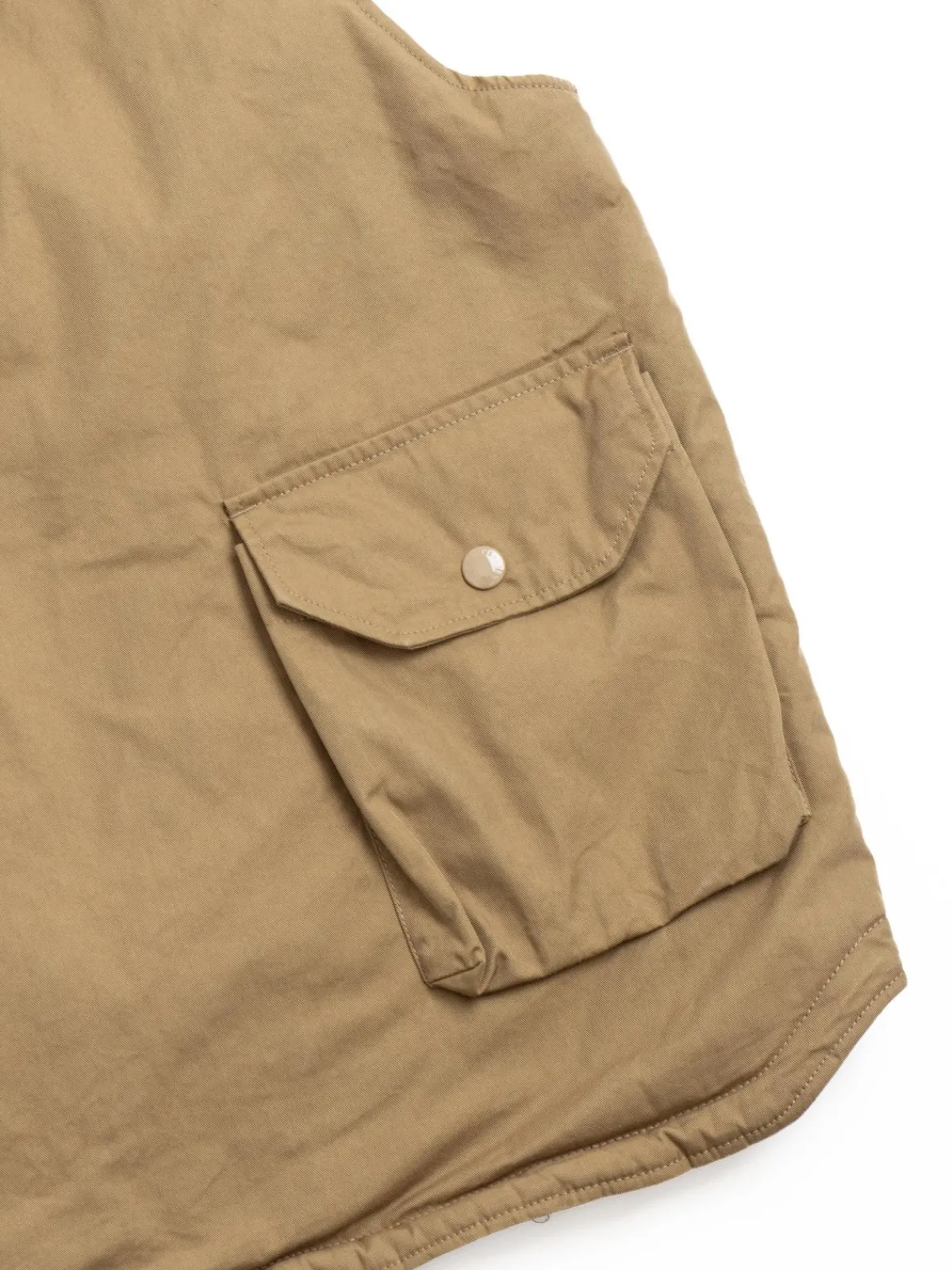 FIELD VEST KHAKI NYCO TWILL | Engineered Garments Shop