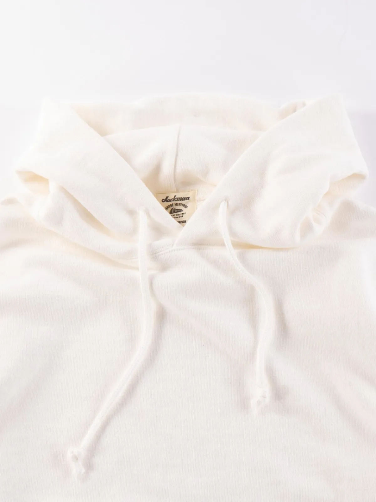 GG SWEAT PULLOVER PARKA WHITE | Jackman Discount