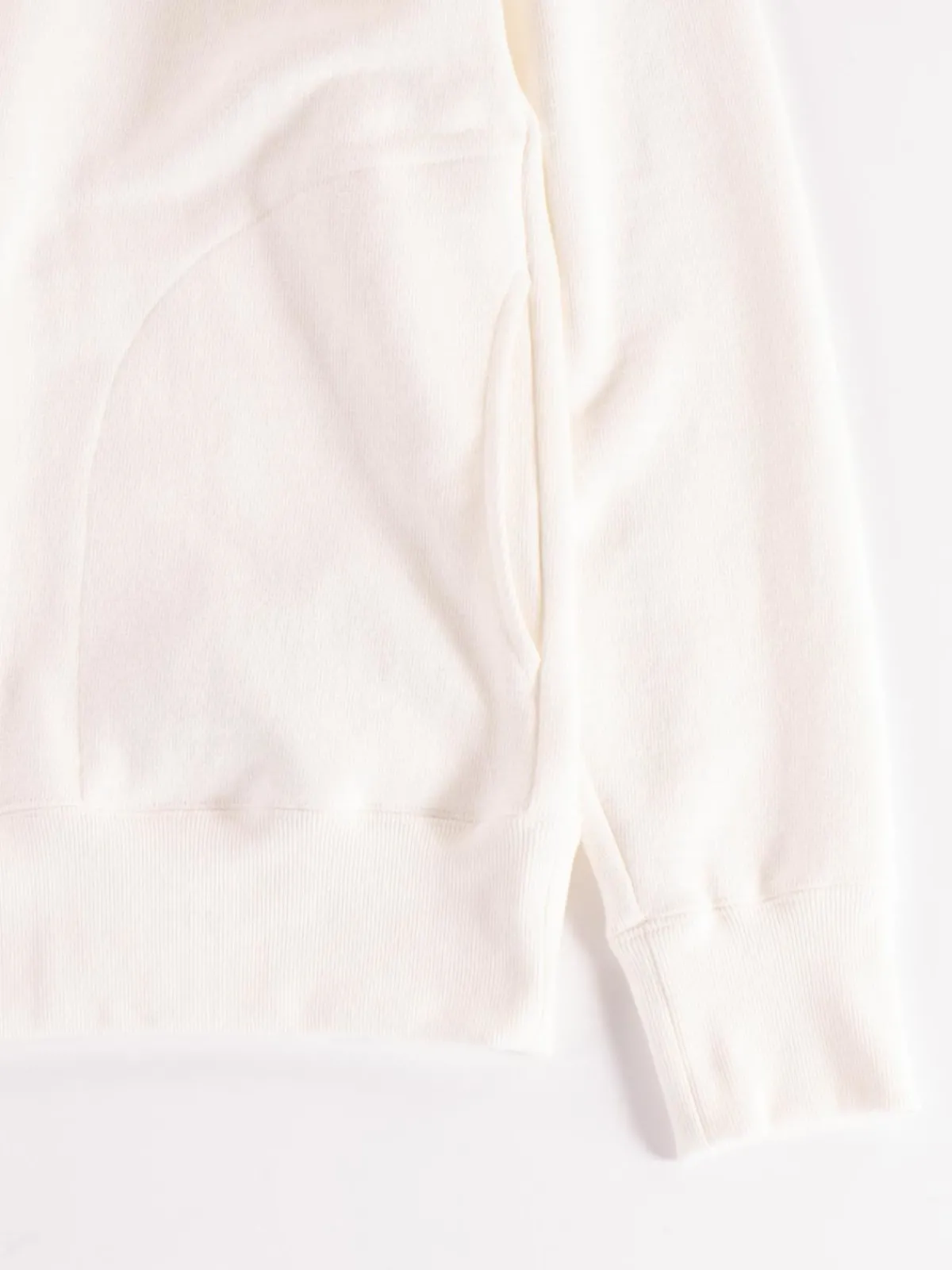 GG SWEAT PULLOVER PARKA WHITE | Jackman Discount