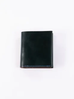 Green Horween Cordovan 3&ndash;3 Wallet | KREIS Flash Sale