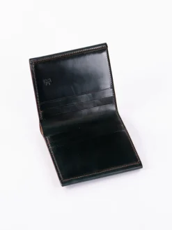 Green Horween Cordovan 3&ndash;3 Wallet | KREIS Flash Sale