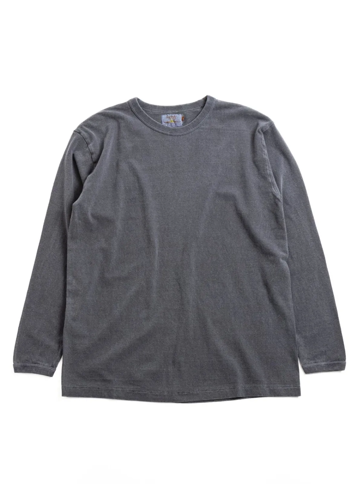 HALEIWA L/S T–SHIRT PIGMENT DYE BLUE GRAPHITE | Sunray Sportswear Fashion