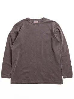HALEIWA L/S T–SHIRT PIGMENT DYE RAISIN | Sunray Sportswear Store