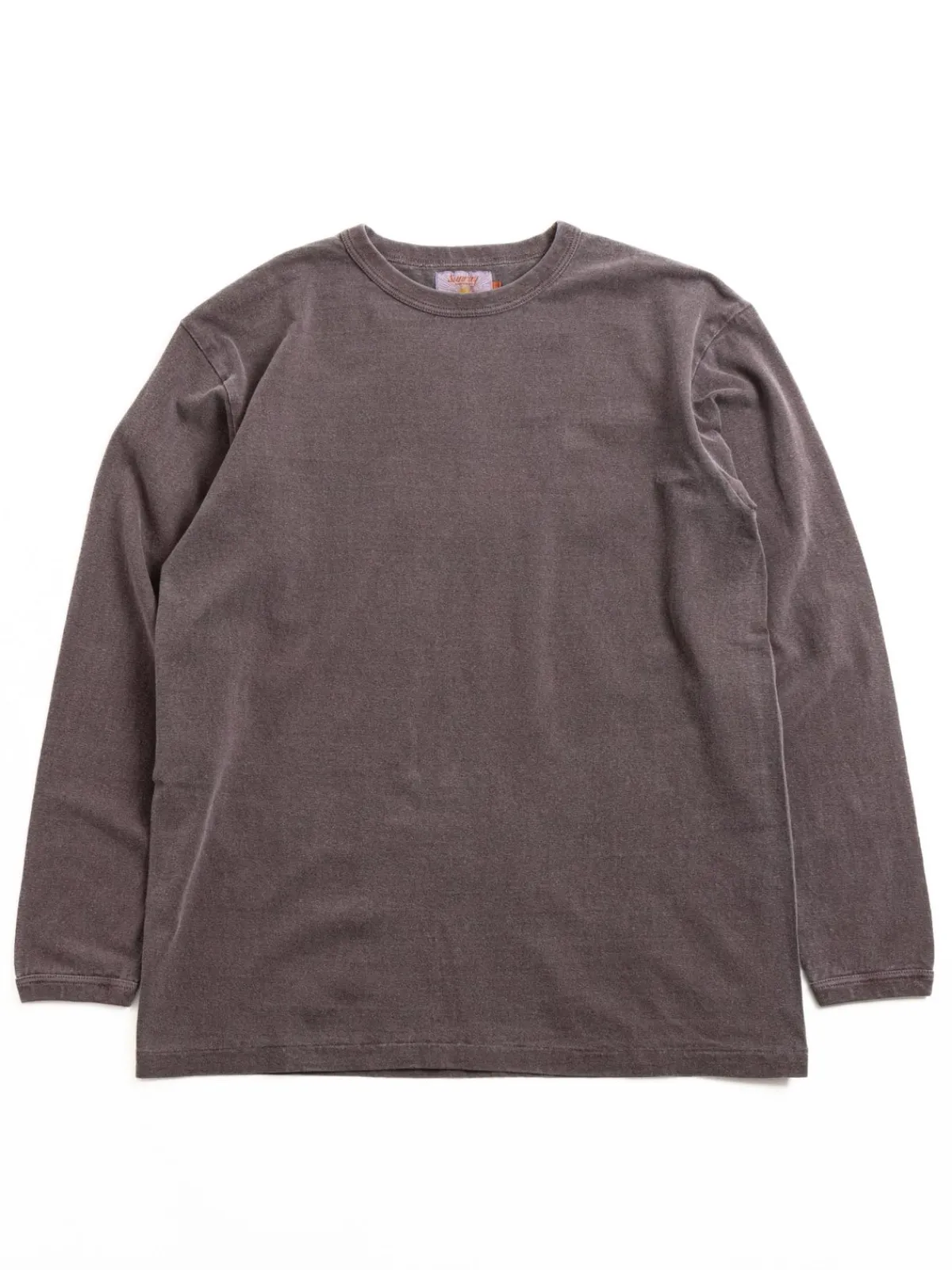 HALEIWA L/S T–SHIRT PIGMENT DYE RAISIN | Sunray Sportswear Store
