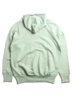 88/12 HEATHER 4 NEEDLE RAGLAN HOODIE GREEN | DENIME Hot