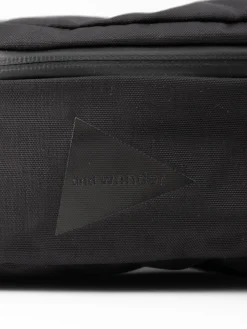 HEATHER WAIST BAG BLACK | and wander Flash Sale