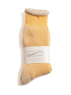 HEMP THICK PILE CREW MUSTARD | Anonymous Ism Fashion