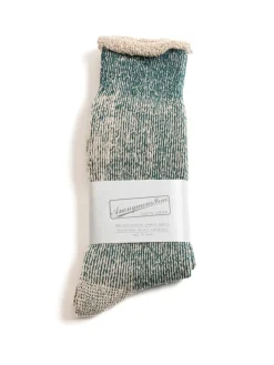 HEMP THICK PILE CREW VIRIDIAN | Anonymous Ism Fashion