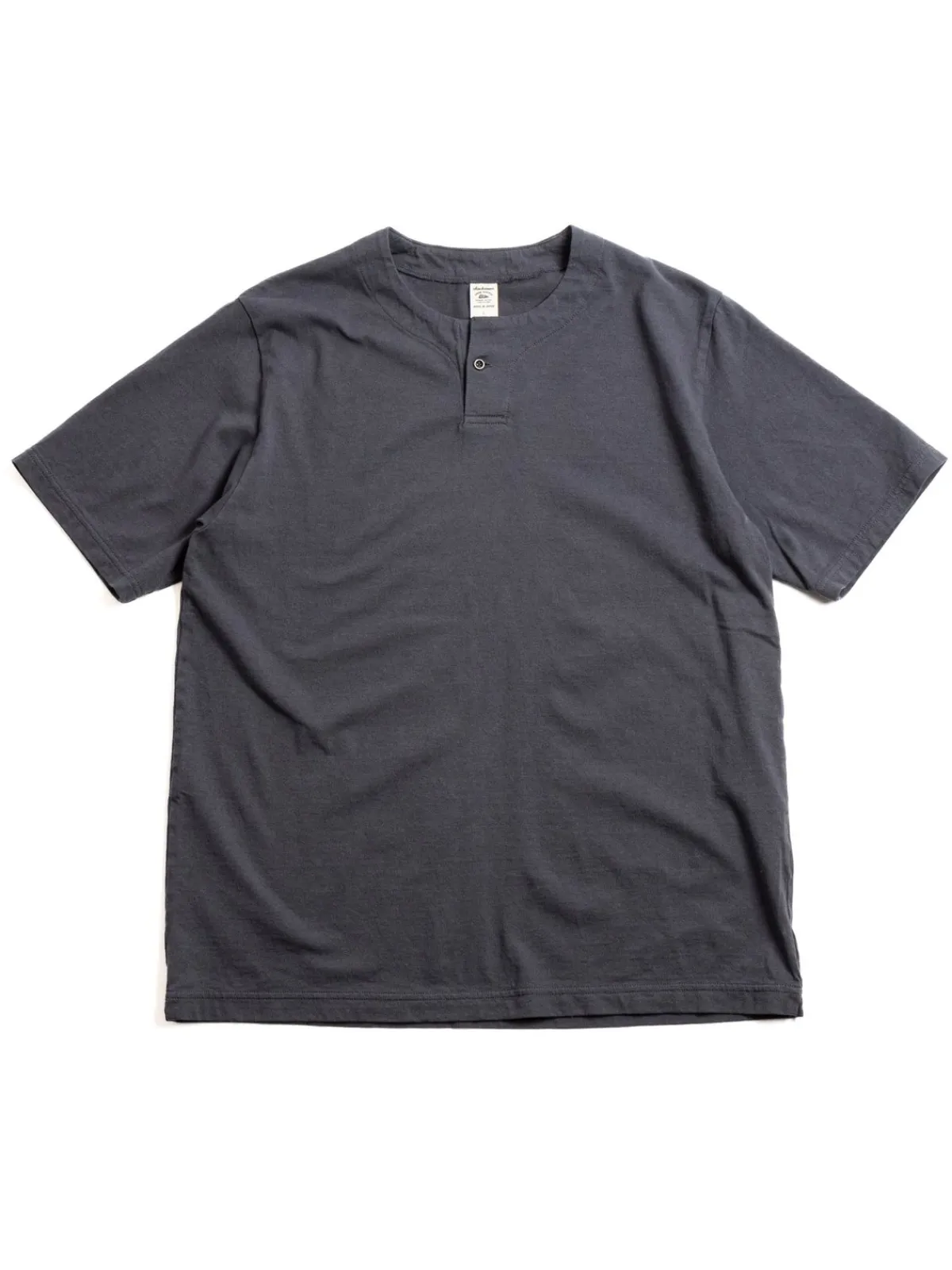 HENLEY T–SHIRT DARK BLUE GRAY | Jackman Hot